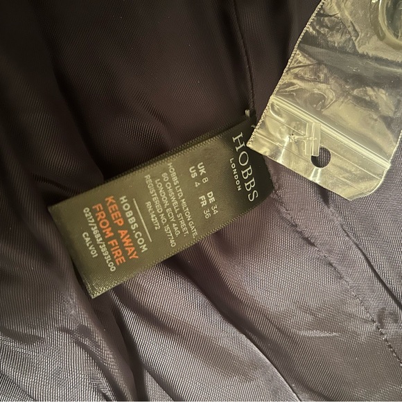 Hobbs Jasmine Coat, Navy, UK 8, NWOT - Picture 4 of 5